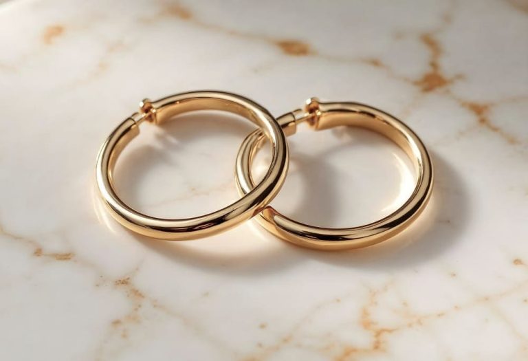 Los pendientes de novia de oro transmiten elegancia y no pasan de moda